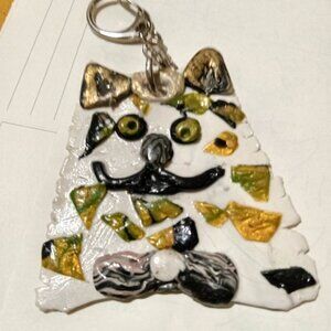 Goofy Cat........Polymer Clay